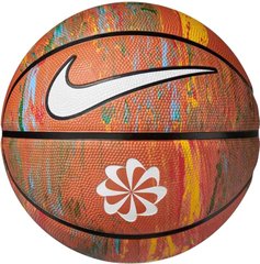 Мяч баскетбольный Nike EVERYDAY PLAYGROUND 8P NEXT NATURE DEFLATED MULTI/AMBER/BLACK/WHITE size 7