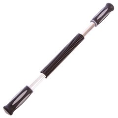 Эспандер силовой прут Power Twister PRO-SUPRA FI-530TR-65 (металл, ручка пластик,резина,l-65см, d-5,5мм, черный-синий)