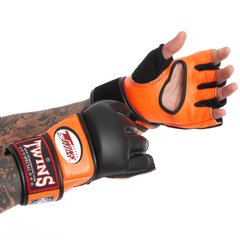 Перчатки для смешанных единоборств MMA кожаные TWINS GGL-4 (р-р M-XL, цвета в ассортименте)
