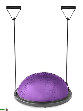 Балансувальна півсфера з вкрапленнями Hop-Sport HS-MB058B фіолетова