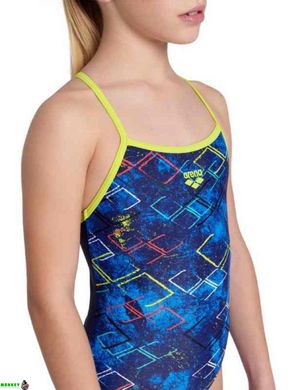 Купальник Arena DALY SWIMSUIT LIGHT DROP BACK лайм, синий, белый, розовый Дит 140 см