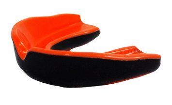 Капа боксерская PowerPlay 3315 SR оранжево-черная