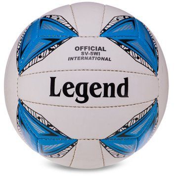 Мяч волейбольный LEGEND VB-3127 Белый-синий №5 PU