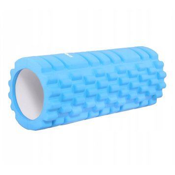 Масажний ролик (валик, роллер) Springos 33 x 14 см FR0014 Light Blue