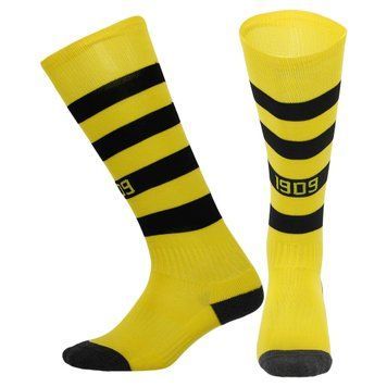 Гетры детские с символикой футбольного клуба SPOINT BORUSSIA DORTMUND HOME 2024 ETM2417 (размер 32-39, желтый)