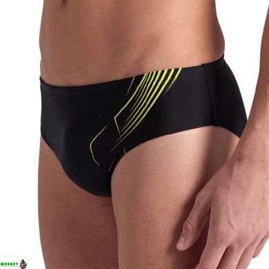 Плавки Arena DIVE SWIM BRIEF черный, желтый чел 80