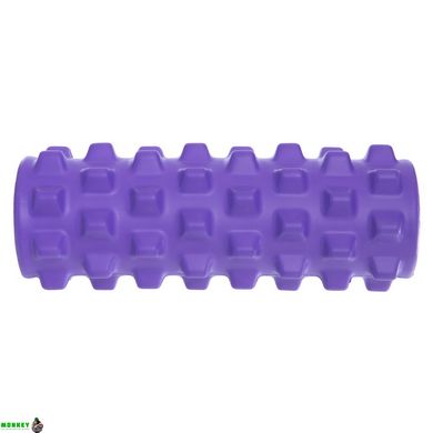 Роллер для йоги та пілатесу (мфр рол) SP-Sport Grid Rumble Roller FI-5394 33см кольори в асортименті