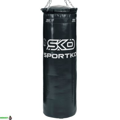 Мешок боксерский Цилиндр с кольцом и цепью ЭЛИТ SPORTKO MP-22 высота 110см цвета в ассортименте