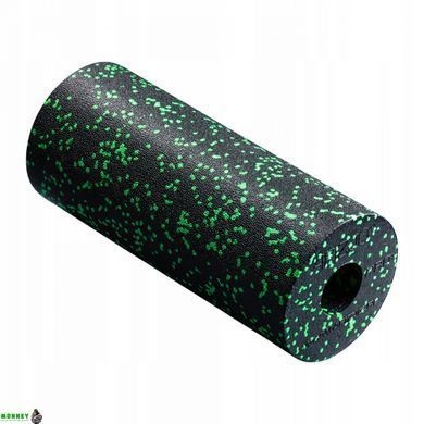 Масажний ролик 4FIZJO EPP PRO+ 33 x 14 см (валик, роллер) гладкий Black/Green (P-5907222931424)