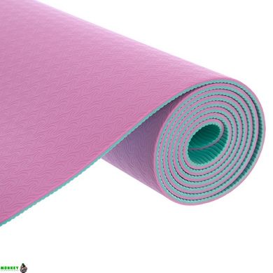 Коврик для фитнеса и йоги Zelart FI-1515 183x61x0,4см цвета в ассортименте