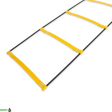 Координационная лестница дорожка с барьерами SP-Sport C-4892-12 4,3м желтый