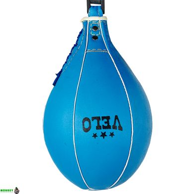 Груша боксерська пневматична VELO ULI-8005 30x20см синій