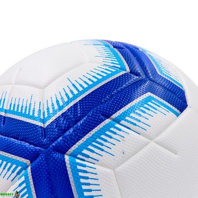 М'яч для футзалу PREMIE LEAGUE 2018-2019 FB-7273 №4 PVC клеєний білий-синій