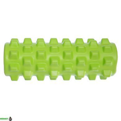 Роллер для йоги и пилатеса (мфр ролл) SP-Sport Grid Rumble Roller FI-5394 Черный 33см