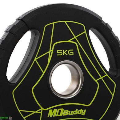 Млинці поліуретанові MD Buddy TA-9647-5 51мм 5кг чорний