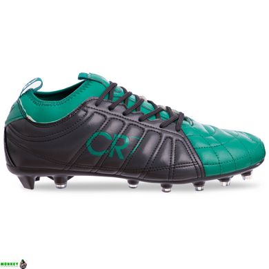 Бутсы футбольная обувь с носком OWAXX 191261-5 D.GREY/MOON размер 40-45 (верх-TPU, т.серый-мятный)