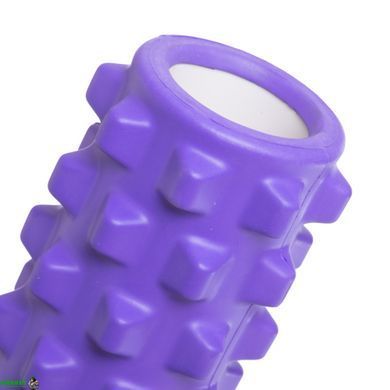 Роллер для йоги и пилатеса (мфр ролл) SP-Sport Grid Rumble Roller FI-5394 Черный 33см