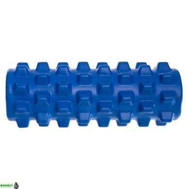 Роллер для йоги и пилатеса (мфр ролл) SP-Sport Grid Rumble Roller FI-5394 Черный 33см