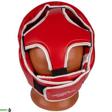Боксерский шлем тренировочный PowerPlay 3100 PU Красный XL