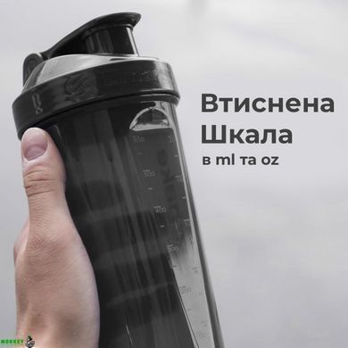 Шейкер спортивний Smartshake Lite 1000ml Glossy-Black
