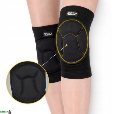 Наколінники спортивні 4FIZJO м'які Size XL Black (P-5905973400534)