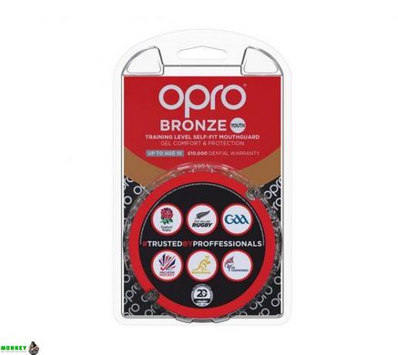 Капа OPRO Junior Bronze Black (art.002185001)