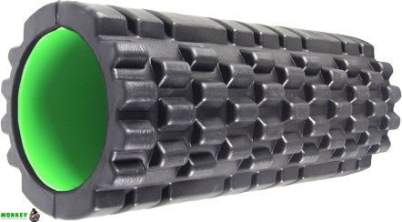 Масажний ролик Power System Fitness Foam Roller PS-4050 Black/Green