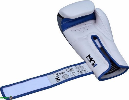Боксерские перчатки RDX F7 Ego Blue 10 унций (капа в комплекте)
