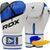 Боксерские перчатки RDX F7 Ego Blue 10 унций (капа в комплекте)