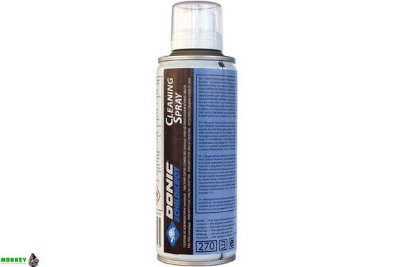 Спрей для чищення ракеток Donic-Schildkrot Spray cleaner aerosol bottle