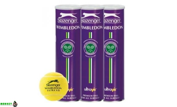 М'ячі для тенісу Slazenger Wimbledon Ultra-Vis + Hydroguard 4B
