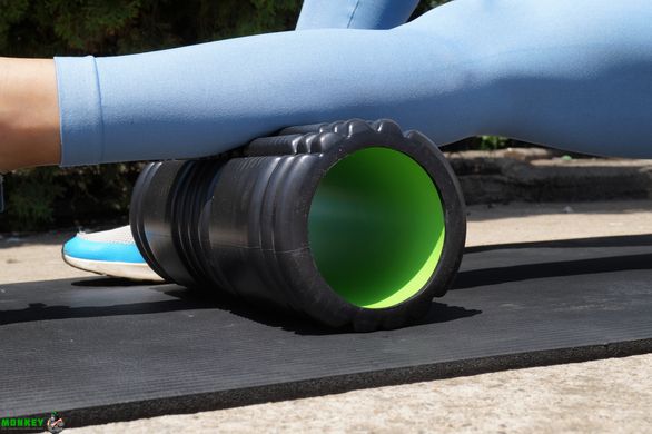 Массажный ролик Power System Fitness Foam Roller PS-4050 Black/Green