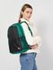Рюкзак спортивный Puma teamGOAL Backpack Core 20L черный, зелёный Уни 12x30x42 см 4099685695010