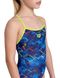 Купальник Arena DALY SWIMSUIT LIGHT DROP BACK лайм, синий, белый, розовый Дит 140 см