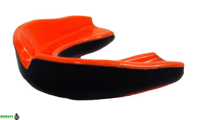 Капа боксерская PowerPlay 3315 SR оранжево-черная
