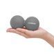 Массажный мяч Cornix Lacrosse DuoBall 6.3 x 12.6 см XR-0115 Grey
