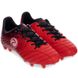 Бутсы футбольные PRIMA 170904B-3 размер 40-45 красный-черный