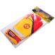 Перчатки вратарские MANCHESTER BALLONSTAR FB-0187-1 размер 8-10 желтый-красный