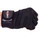 Перчатки для фитнеса и тяжелой атлетики кожаные Zelart SB-161086 S-XXL черный