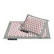 Коврик акупунктурный с подушкой 4FIZJO Eco Mat Аппликатор Кузнецова 68 x 42 см 4FJ0228 Grey/Pink