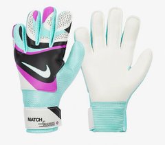 Воротарські рукавички Nike NK GK MATCH JR - HO23 білий, бірюзовий Діт 5 (15,6 см)