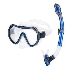 Набір маска і трубка Aqua Speed ​​JAVA + ELBA 8205 синій Уні OSFM