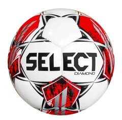 М'яч футбольний Select DIAMOND v23 біло-червоний Уні 5