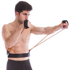 Тренировочная система боксера с поясом SP-Sport FI-6952 черный-оранжевый