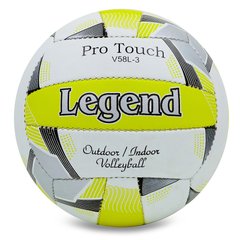 Мяч волейбольный PU LEGEND LG5403 (PU, №5, 3 слоя, сшит вручную)