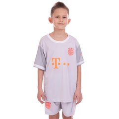 Форма футбольна дитяча з символікою футбольного клубу BAYERN MUNCHEN виїзна 2021 SP-Planeta CO-2500 8-14 років білий