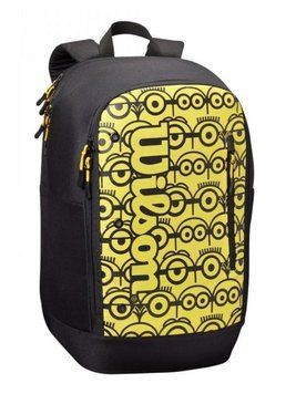 Рюкзак спортивный Wilson MINIONS TOUR BACKPACK BLACK/YEL