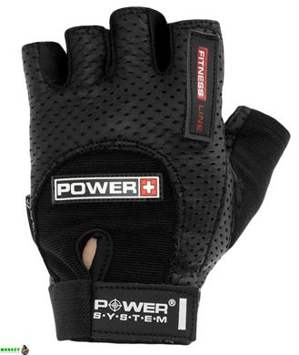 Перчатки для фитнеса и тяжелой атлетики Power System Power Plus PS-2500 Black S