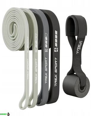 Набор резинок для фитнеса Trex Sport TX-004PB 4в1 2-41кг