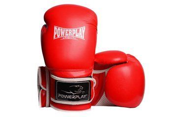 Боксерские перчатки PowerPlay 3019 красные 10 унций